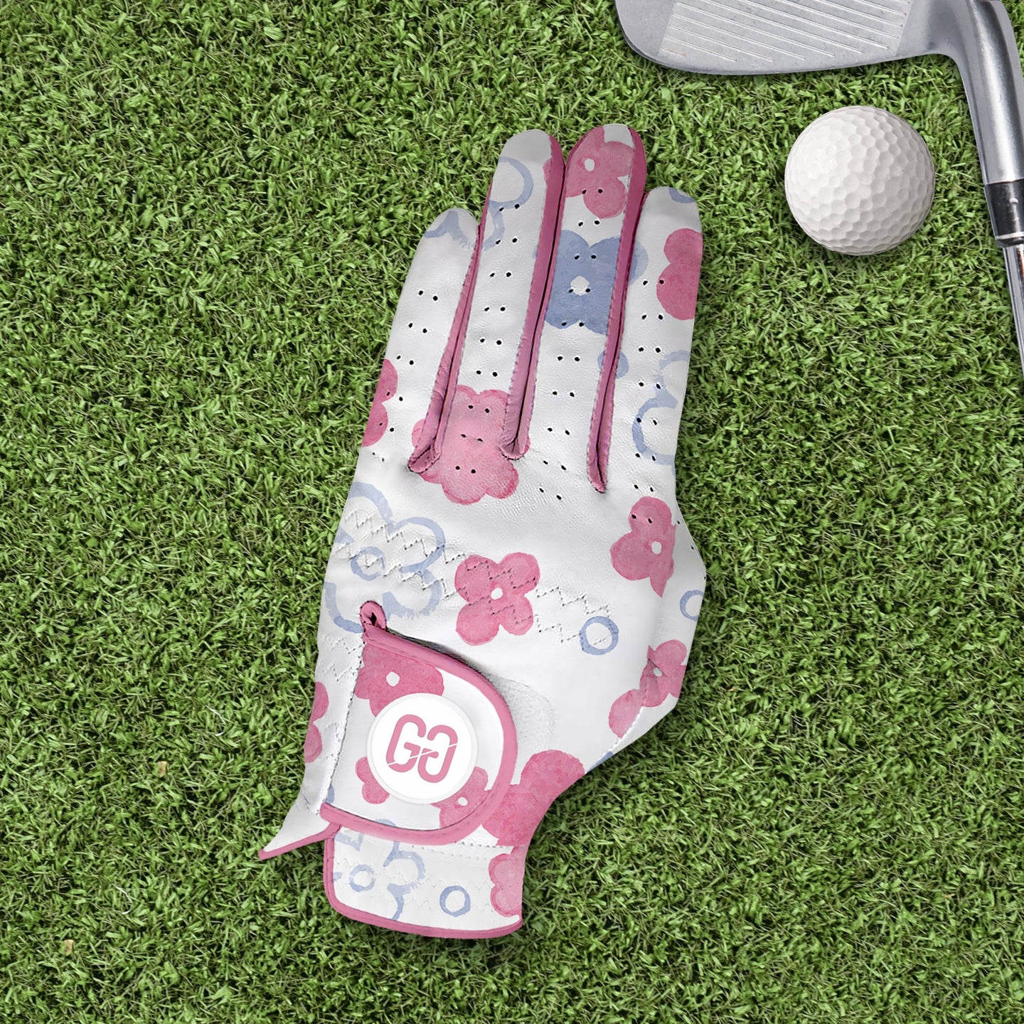 Watercolor Flowers Golf Glove