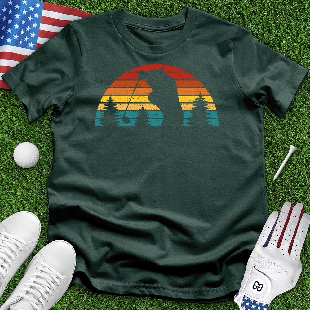 Sunset Golfer Tee