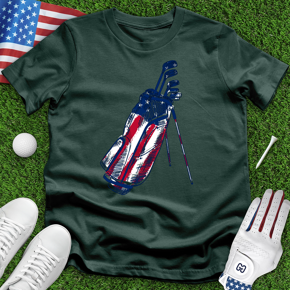 USA Golf Bag Tee