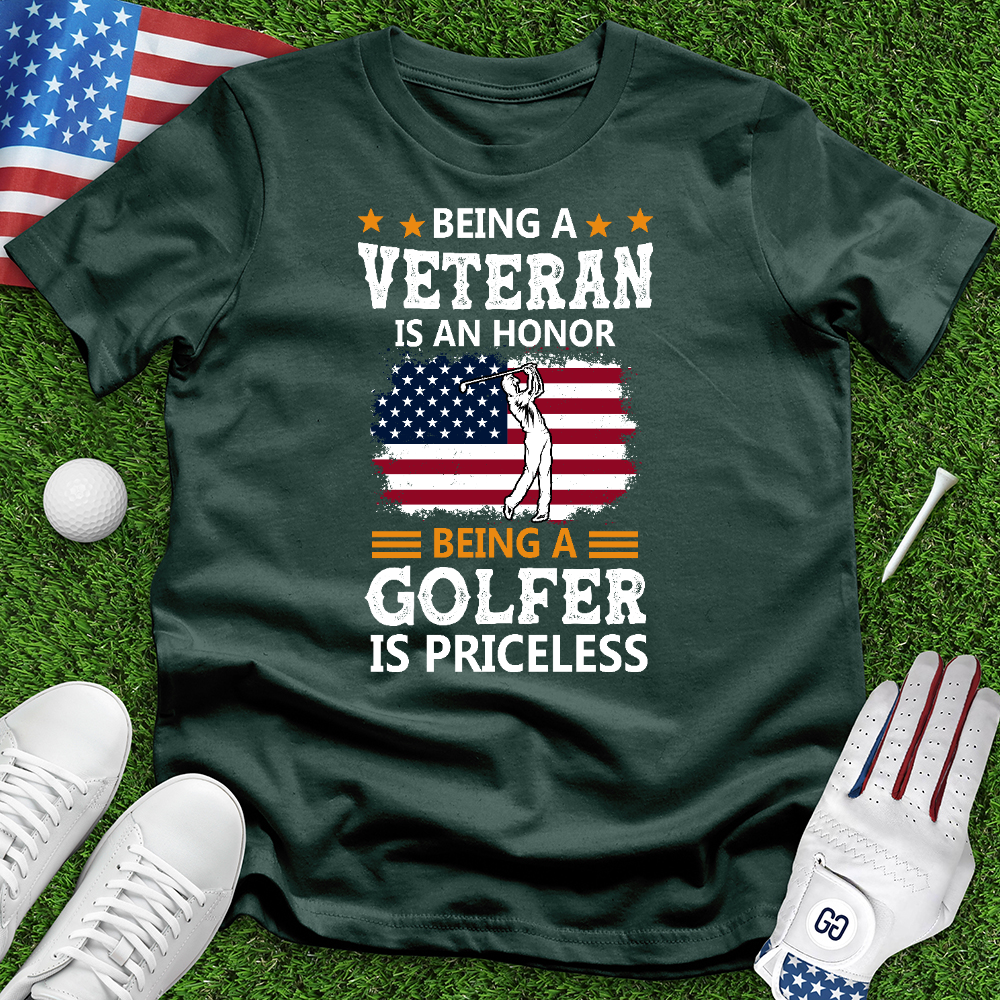 Veteran Priceless Golfer Tee