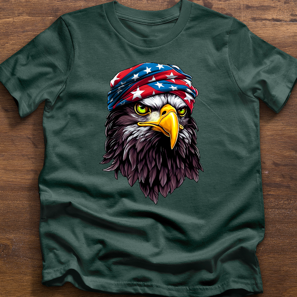 USA Flag Bandana Eagle Tee