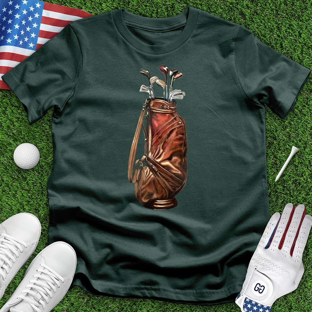 Old School Golf Bag Tee