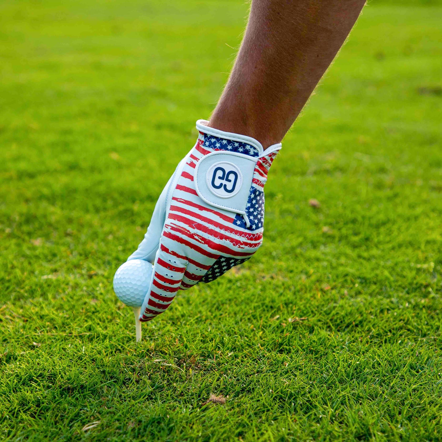 Stars and Stripes Golf Glove