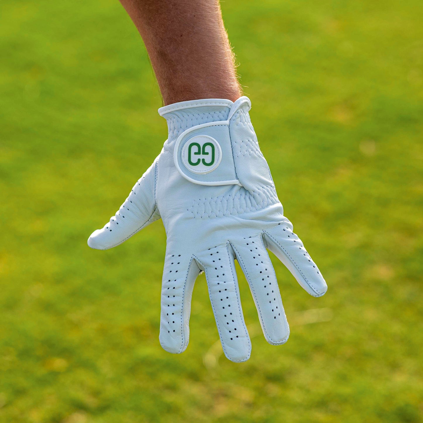 White Golf Glove