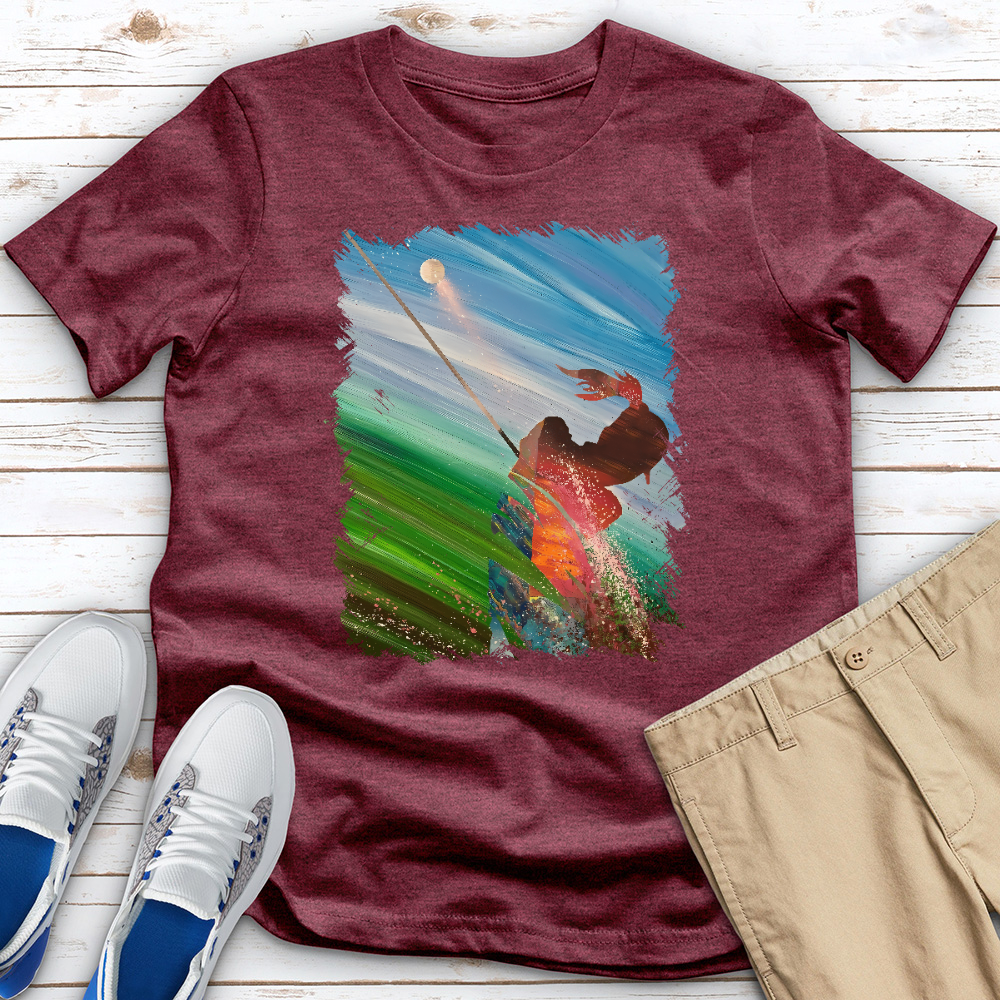 Power Golfer Heathered Tee