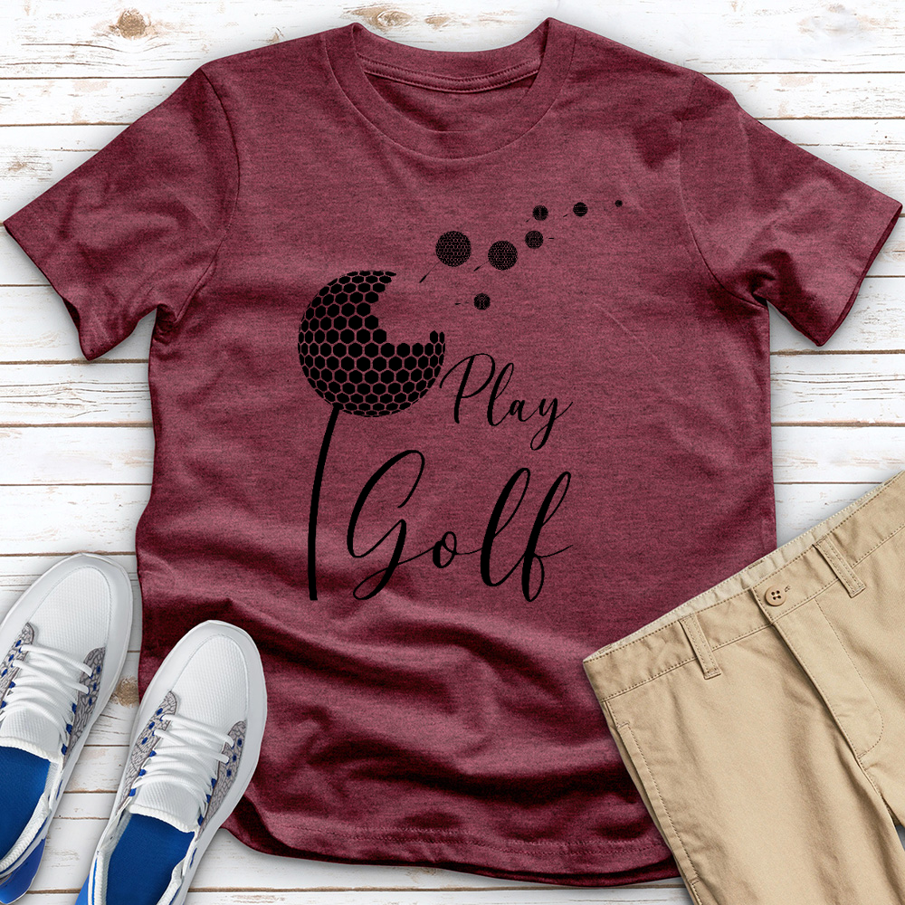 Play Golf Heathered Tee