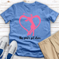 This Girls Got Drive Heart Heathered Tee
