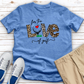 Love Of Golf Animal Print Heathered Tee