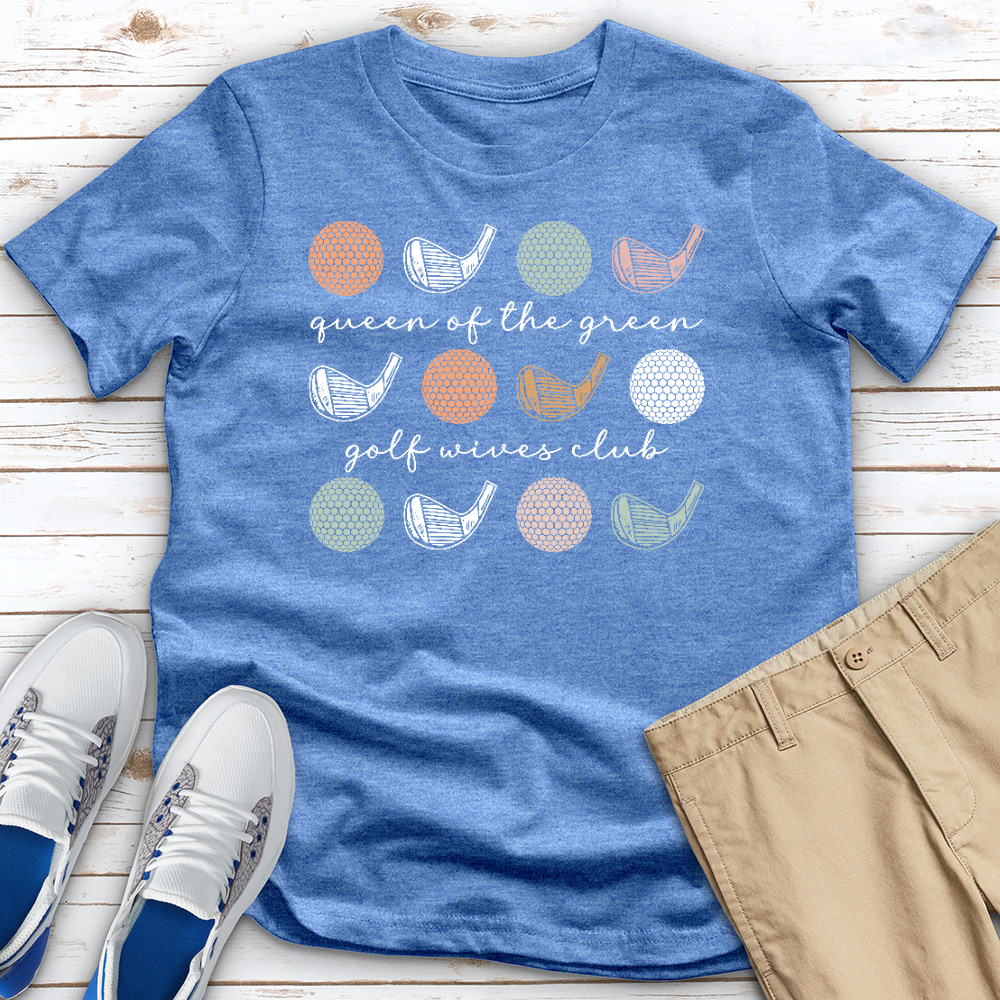 Queen Of The Green Heathered Tee