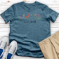 Love Golf Rainbow Heathered Tee