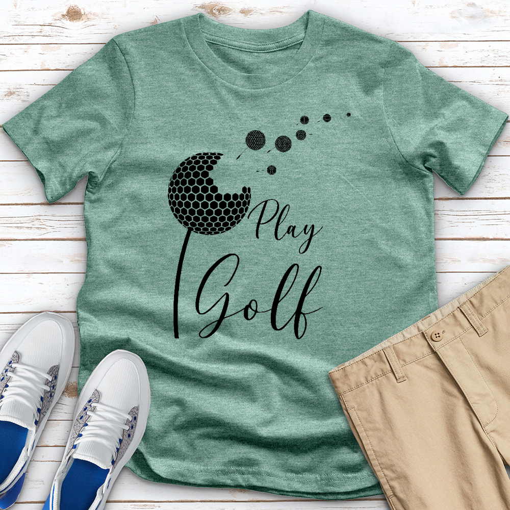 Play Golf Heathered Tee