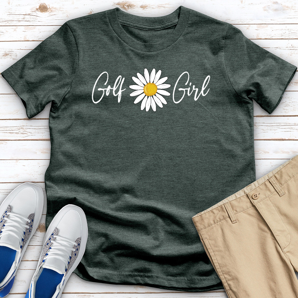 Golf Girl Daisy Heathered Tee