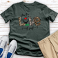 Love Of Golf Animal Print Heathered Tee