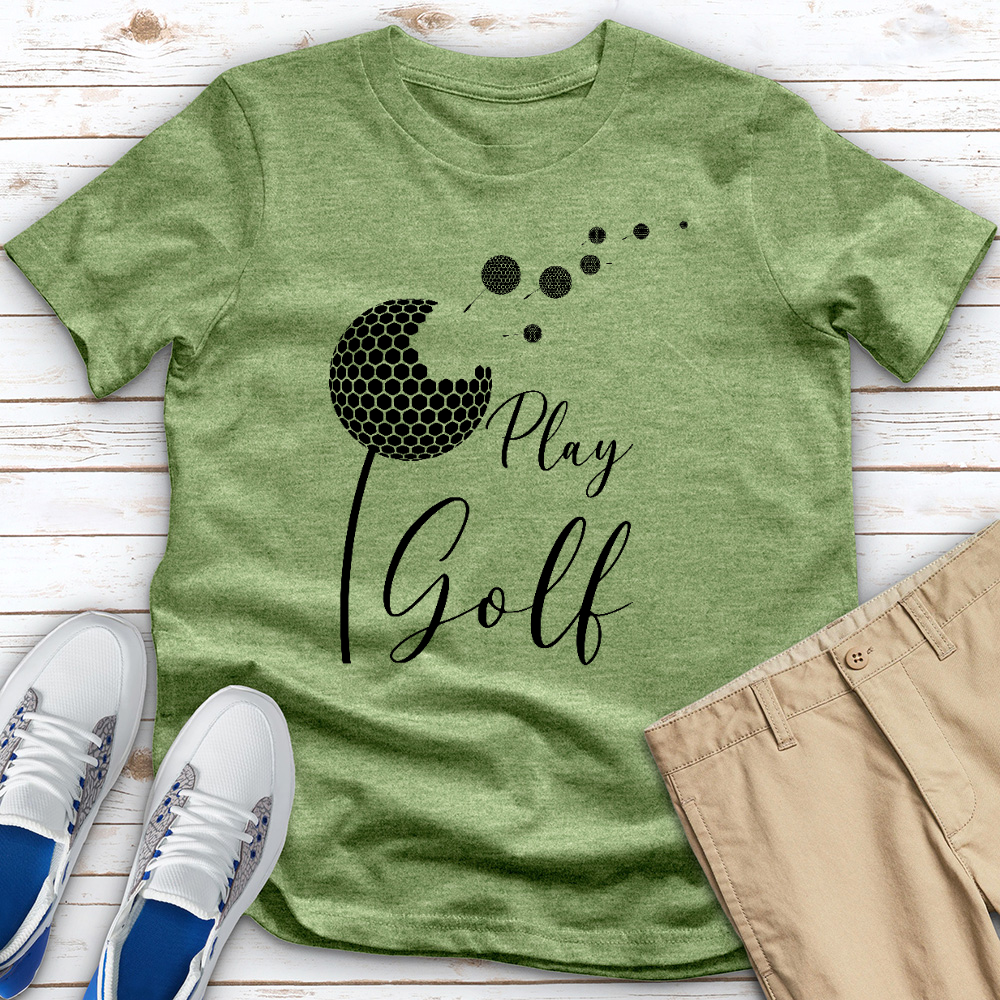 Play Golf Heathered Tee