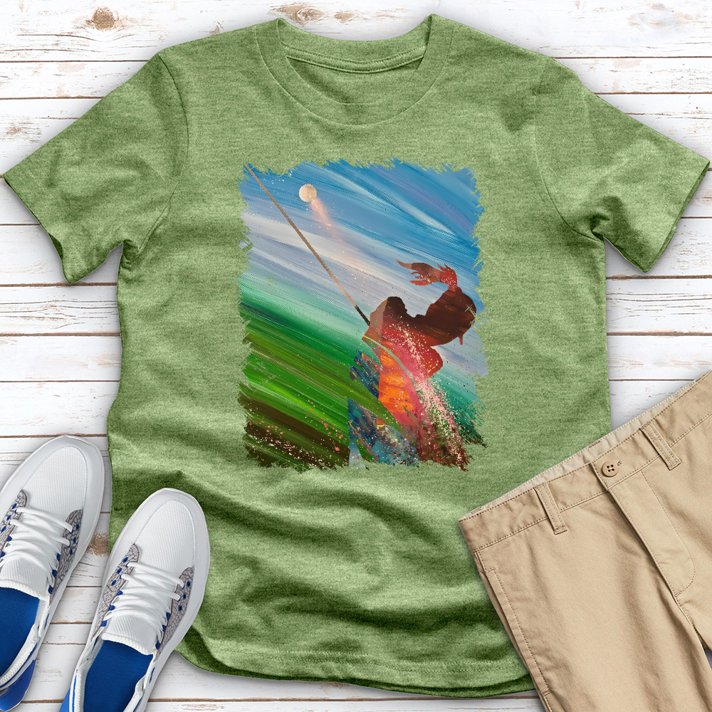 Power Golfer Heathered Tee