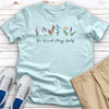 Be Kind Play Golf with Flower Heathered Tee