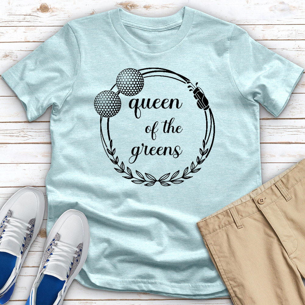 Queen of the Greens Golf Heathered Tee
