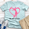 This Girls Got Drive Heart Heathered Tee