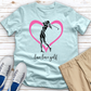 Live Love Golf Heart Heathered Tee