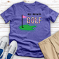 All I Need Is Golf Floral Heathered Tee