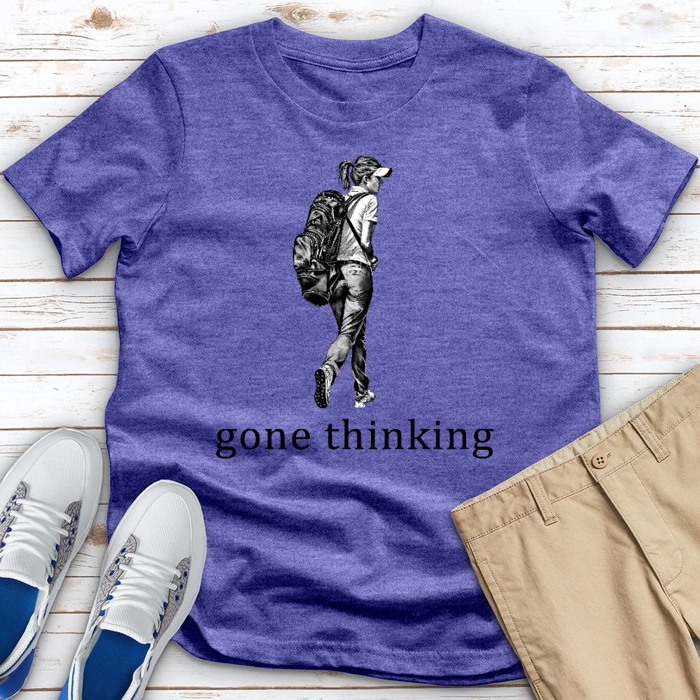 Gone Thinking Heathered Tee