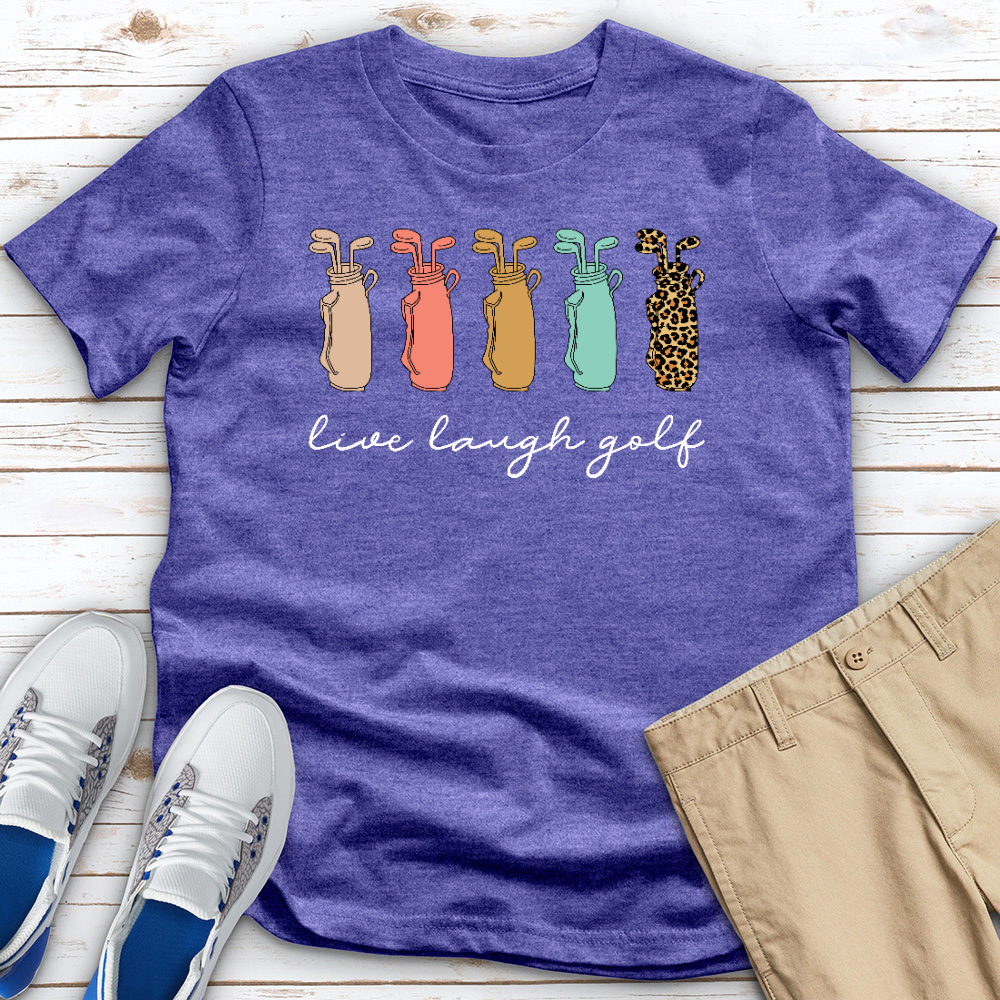 Live Laugh Golf Heathered Tee