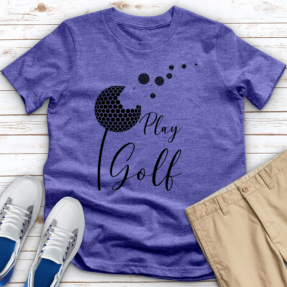 Play Golf Heathered Tee