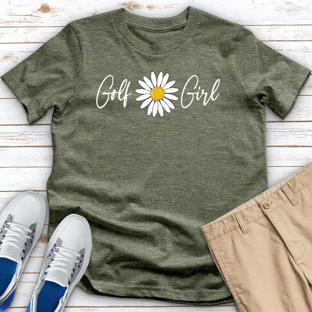 Golf Girl Daisy Heathered Tee