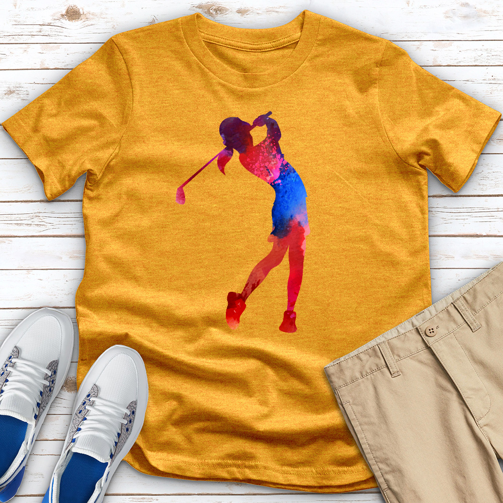 Red Blue Drive Heathered Tee