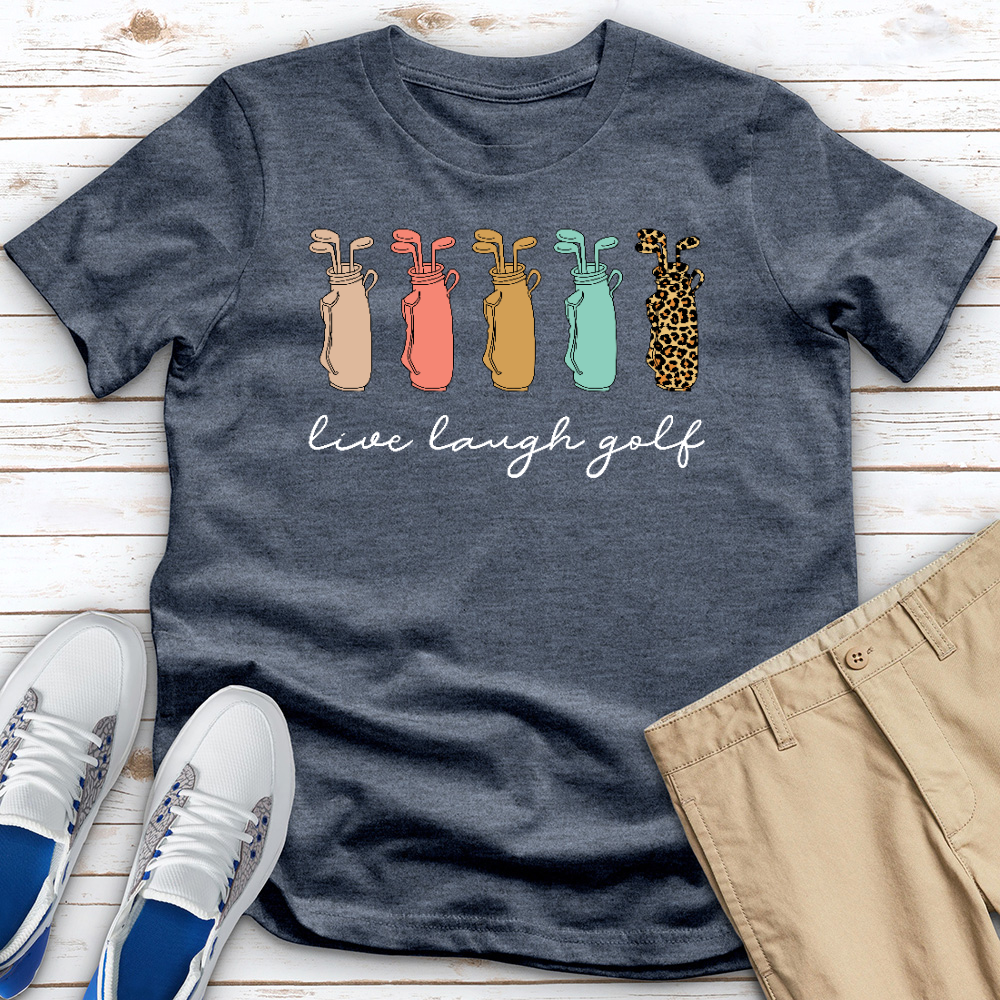 Live Laugh Golf Heathered Tee