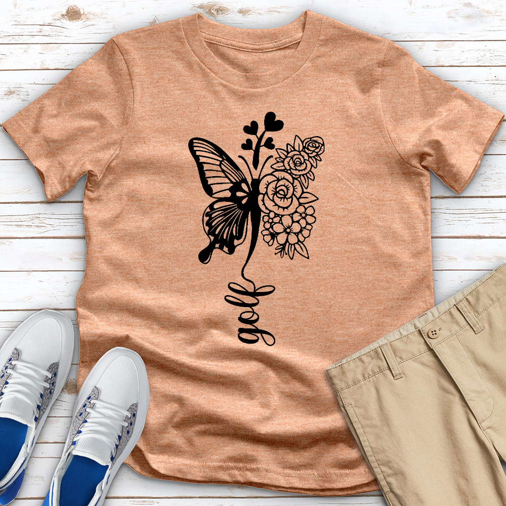 Golf Butterfly Heathered Tee