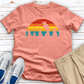 Sunset Heathered Tee