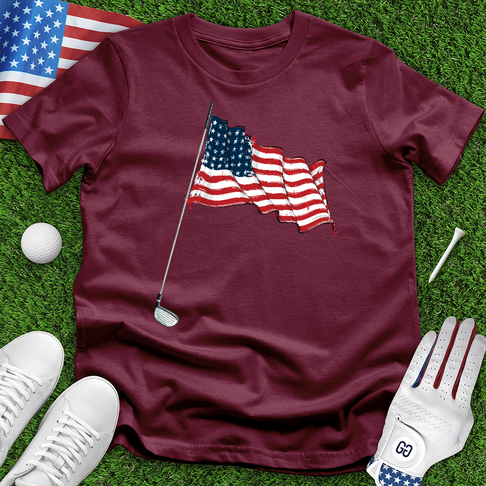 American Flag Driver Tee