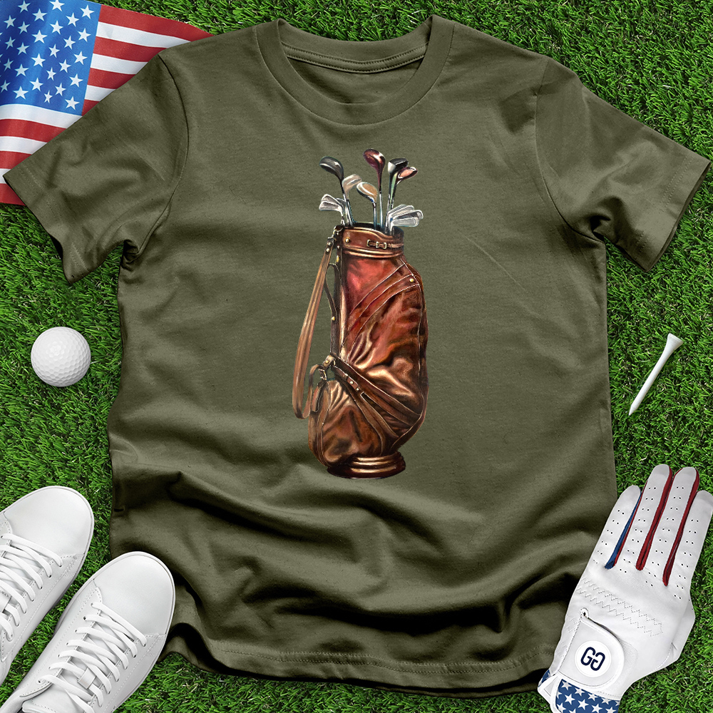 Old School Golf Bag Tee