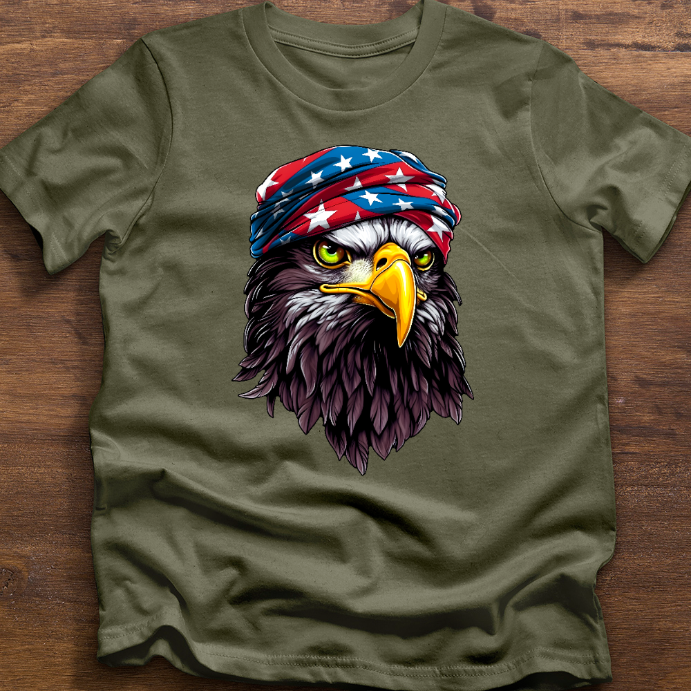 USA Flag Bandana Eagle Tee