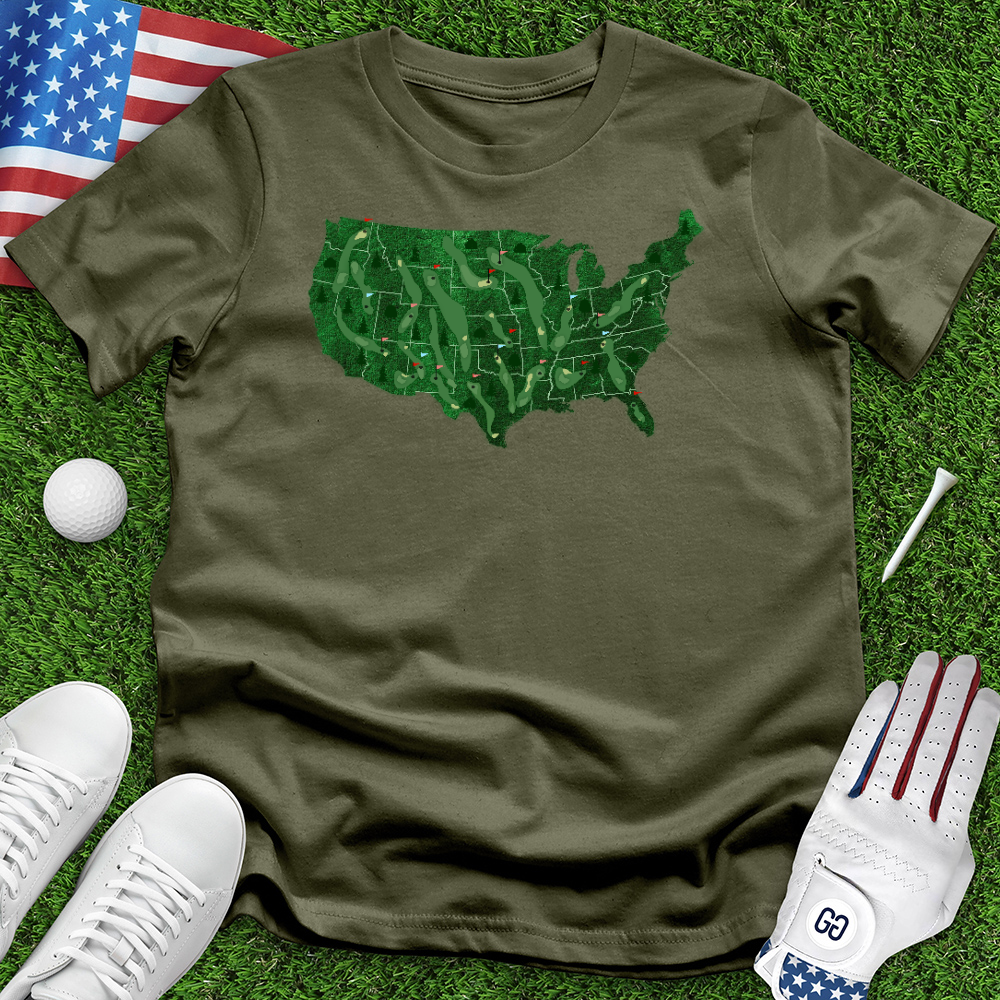 USA Golf Courses Tee