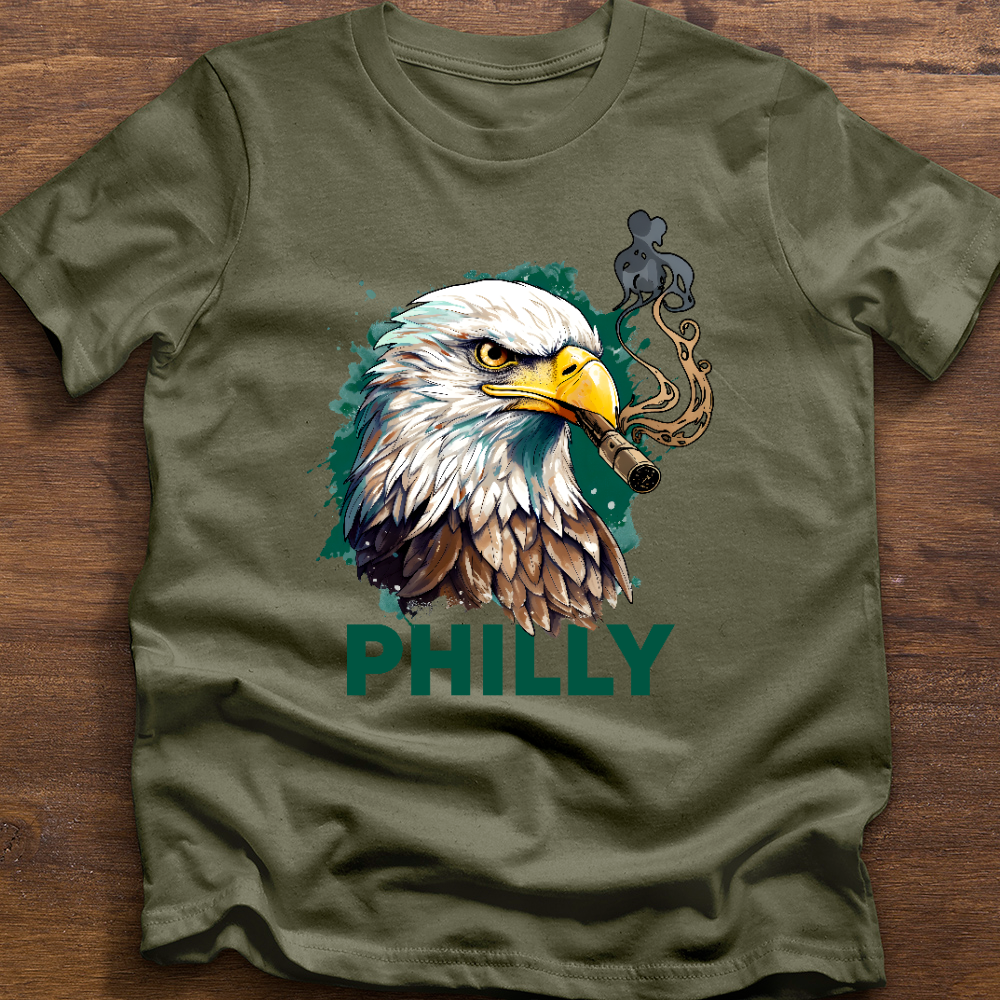 Eagle Smoking Cigar Tee