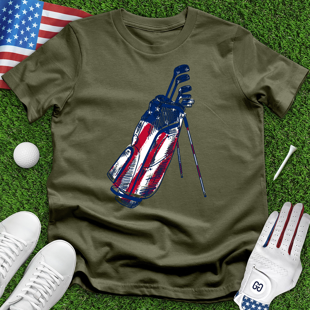 USA Golf Bag Tee