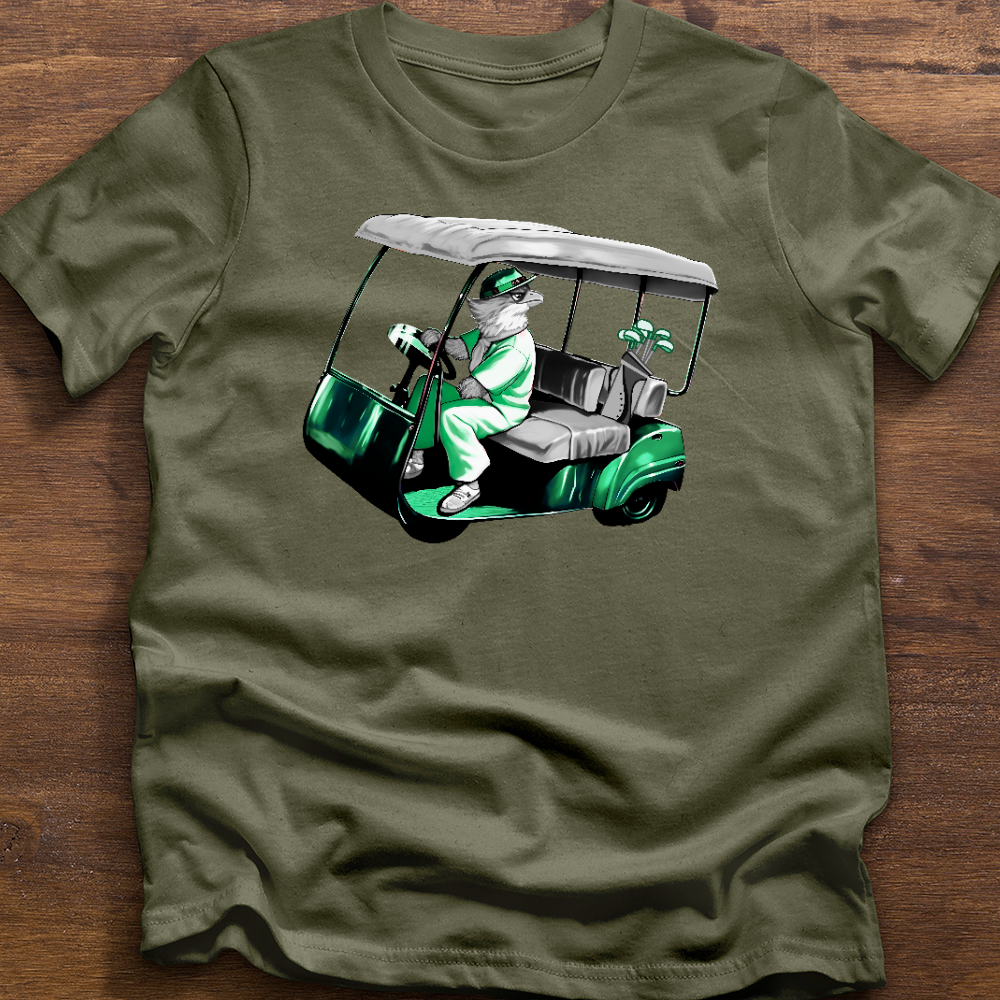 Eagle Driving Golf Cart Tee