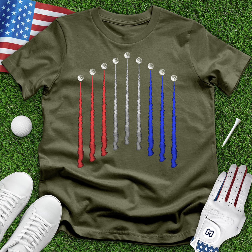 USA Golf Ball Trail Tee