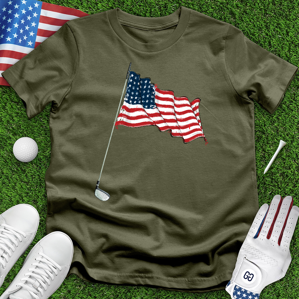 American Flag Driver Tee