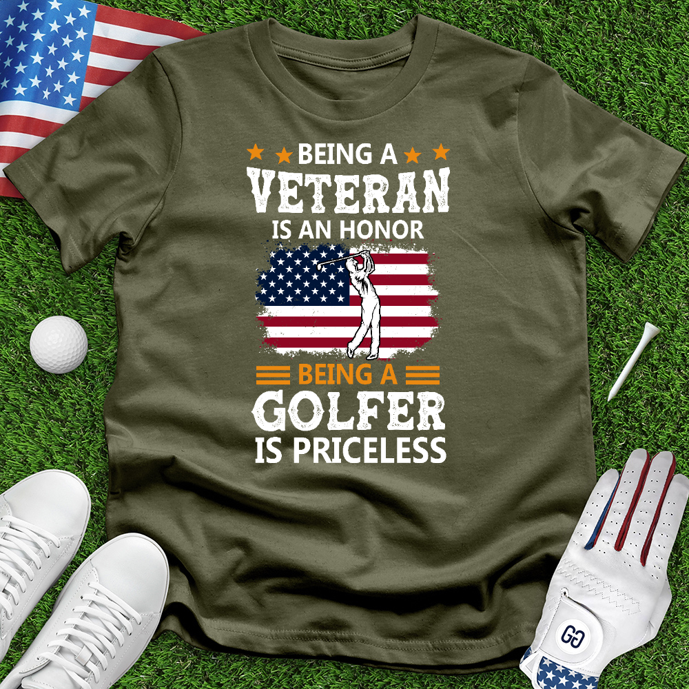 Veteran Priceless Golfer Tee