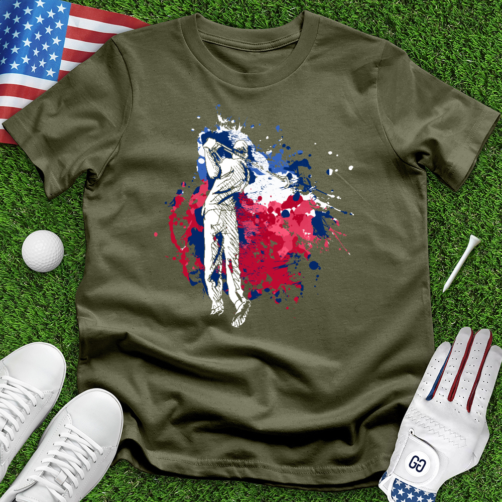 USA Golf Tee