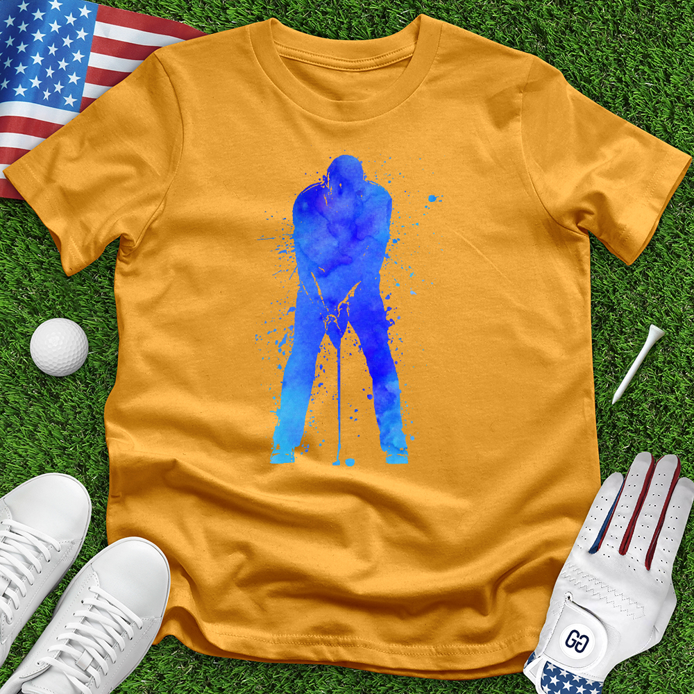 Watercolor Putt Tee