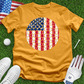 USA Flag Golf Ball Dimple Tee