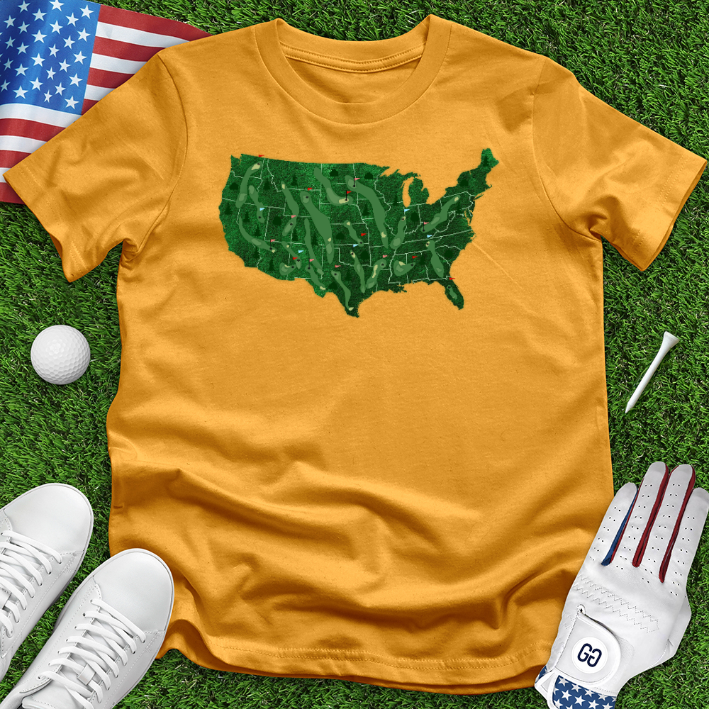 USA Golf Courses Tee