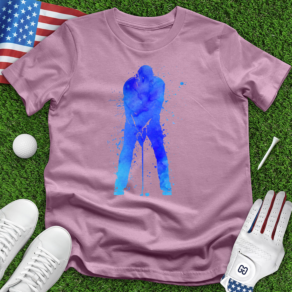 Watercolor Putt Tee