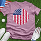 USA Flag Golf Ball Dimple Tee