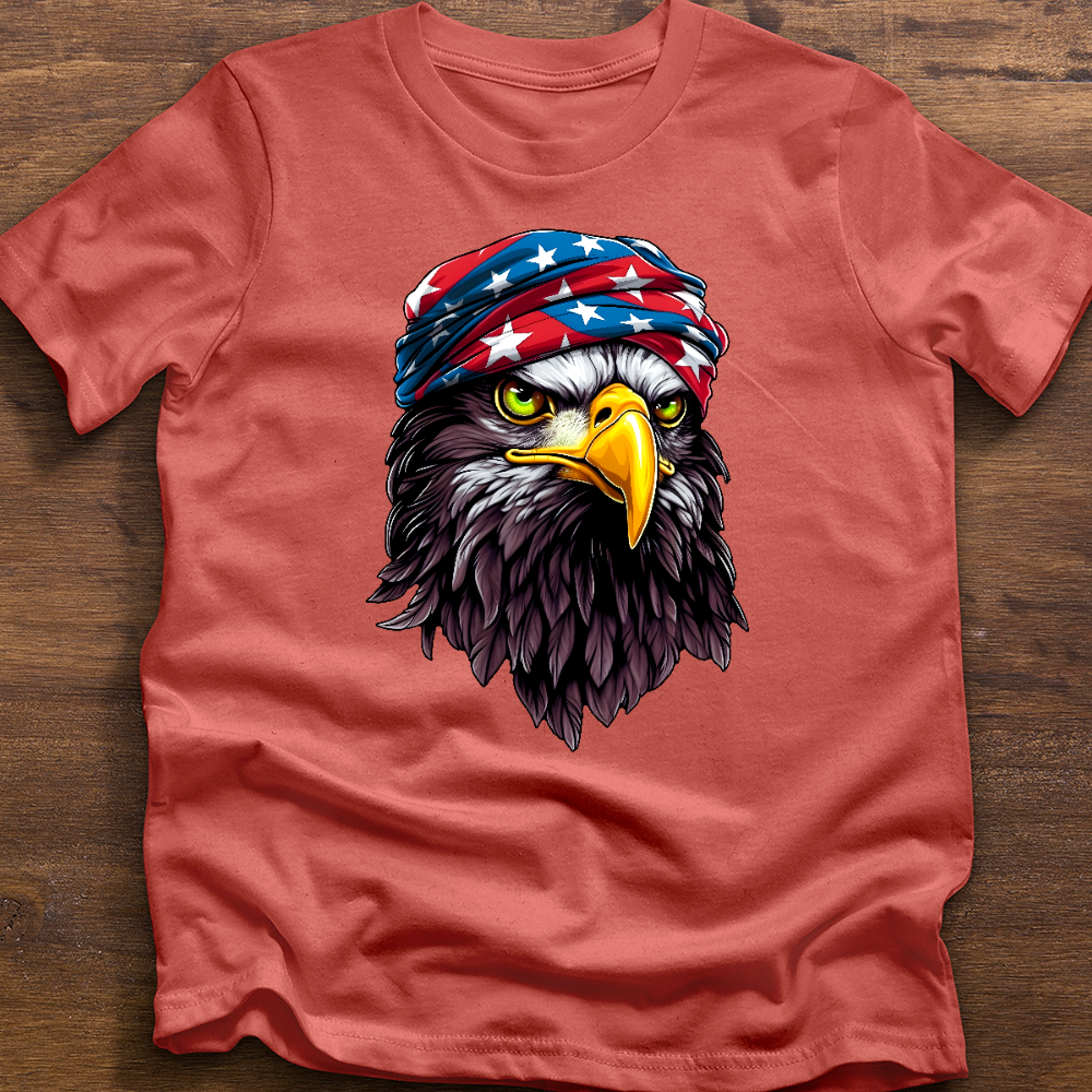 USA Flag Bandana Eagle Tee