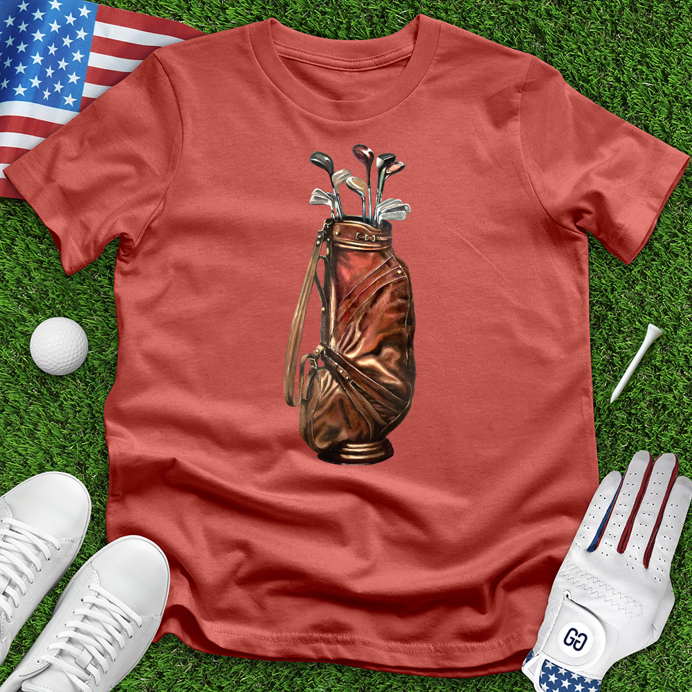 Old School Golf Bag Tee